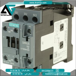 کنتاکتور 5.5 کیلو وات 1باز+ 1بسته مدل 3RT2024-1BB40 زیمنس