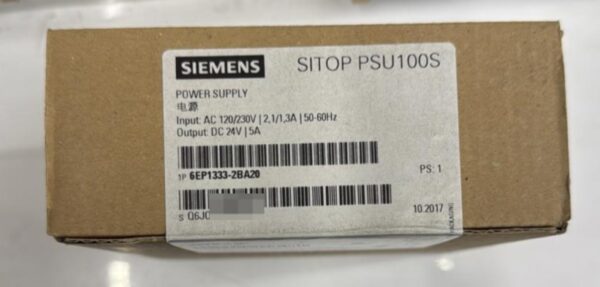 پاور منبع تغذیه PSU100S تک فاز/ 5 آمپر 24 ولت DC زیمنس - تصویر 1